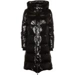 Czarne Klasyczne płaszcze damskie eleganckie marki HERNO w rozmiarze M 