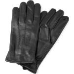 Czarne Rękawiczki do ekranów dotykowych męskie z owczej skóry marki Salt & Hide 