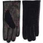 Czarne Rękawiczki męskie eleganckie z nappy w rozmiarze 8 