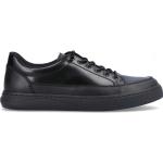 Czarne Sneakersy skórzane męskie marki Rieker w rozmiarze 45 