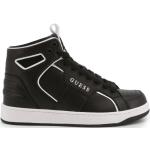 Czarne Sneakersy na koturnie damskie - rodzaj noska: Okrągły eleganckie syntetyczne na jesień marki Guess w rozmiarze 40 
