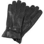 Czarne Rękawiczki do ekranów dotykowych męskie z owczej skóry marki Salt & Hide 