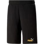 Czarne Krótkie spodnie męskie w stylu casual marki Puma w rozmiarze XL 