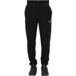 Czarne Spodnie dresowe męskie sportowe na jesień marki Emporio Armani w rozmiarze M 