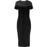 Czarne Sukienki midi damskie z wiskozy marki Marc Cain w rozmiarze XL 