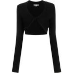 Czarne Swetry damskie z długimi rękawami z wiskozy marki Patrizia Pepe w rozmiarze S 