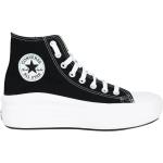 Białe Wysokie sneakersy damskie w stylu casual płócienne na wiosnę marki Converse w rozmiarze 40 