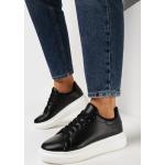 Przecenione Czarne Sneakersy damskie ze skóry syntetycznej marki Vices w rozmiarze 40 