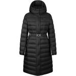 Czarne Płaszcze zimowe damskie marki Duvetica w rozmiarze XL 