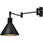 Czarne Kinkiety & Lampy ścienne w nowoczesnym stylu metalowe - gwint żarówki: E14 