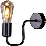 Czarne Kinkiety & Lampy ścienne w nowoczesnym stylu - gwint żarówki: E27 