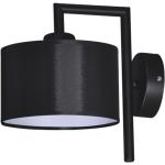 Czarne Kinkiety & Lampy ścienne w nowoczesnym stylu metalowe - gwint żarówki: E27 