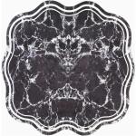 Czarne Dywany okrągłe o średnicy 80 cm marki vitaus 