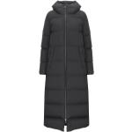 Czarne Płaszcze zimowe damskie pikowane eleganckie marki HERNO w rozmiarze XS 