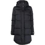 Czarne Płaszcze zimowe marki WOOLRICH w rozmiarze XL 