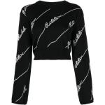 Czarne Swetry damskie z cekinami z poliestru marki Rotate w rozmiarze S 