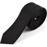 Czarne Krawaty męskie eleganckie 