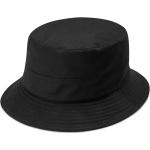 Czarne Letnie kapelusze męskie bawełniane marki Fawler 