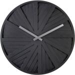 Czarne Zegary ścienne nowoczesne w stylu minimal marki Karlsson 