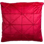 Czerwone Poduszki dekoracyjne aksamitne w rozmiarze 45x45 