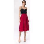 Czerwone Spódnice midi damskie z wiskozy marki Nife w rozmiarze XL 
