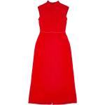 Czerwone Sukienki dzienne damskie gładkie na zimę marki MARNI w rozmiarze M 