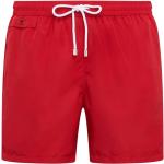 Czerwone Spodenki kąpielowe męskie marki KITON w rozmiarze XL 