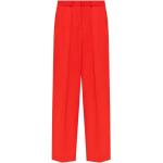 Czerwone Eleganckie spodnie marki LANVIN w rozmiarze S 