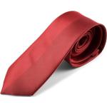 Czerwone Krawaty męskie z mikrofibry 