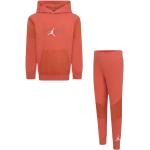 Pomarańczowe Komplety dziecięce sportowe marki Nike Jordan 