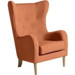 Pomarańczowe Fotele w stylu retro marki Max Winzer 