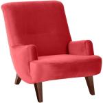 Czerwone Fotele w stylu retro marki Max Winzer 