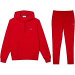 Czerwone Dresy męskie marki Lacoste w rozmiarze XL 