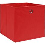 Czerwone Pudełka do przechowywania  - 4 sztuki w nowoczesnym stylu marki ELIOR 