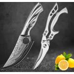 Srebrne Noże do warzyw & owoców odporne na rdzę ze stali nierdzewnej 