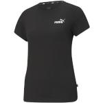 Czarne Koszulki damskie z certyfikatem Oeko-Tex z długimi rękawami bawełniane marki Puma w rozmiarze XL 