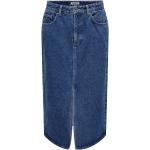 Niebieskie Spódnice jeansowe damskie eleganckie dżinsowe marki ONLY w rozmiarze L 
