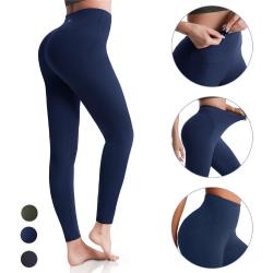 Damskie spodnie do jogi w jednolitym kolorze ze stretchem Slim Fit sportowe spodnie fitness Casual legginsy z wysokim stanem