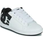 Białe Niskie trampki męskie marki DC Shoes Graffik w rozmiarze 44,5 - wysokość obcasa do 3cm 