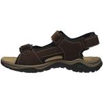 Brązowe Sandały skórzane męskie wodoodporne na lato marki Salamander w rozmiarze 46 