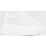 Białe Niskie sneakersy damskie w stylu casual marki DEEZEE w rozmiarze 40 