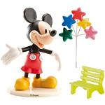 Czerwone Figurki dekoracyjne z motywem myszy marki Dekora Myszka Miki i przyjaciele Myszka Miki o wysokości 9 cm 