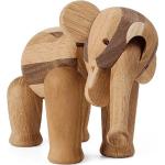 Figurki dekoracyjne z motywem słoni drewniane marki KAY BOJESEN 