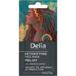 Przecenione Maseczki peel-off z aktywnym węglem gładkie 8 ml wegańskie oczyszczające na zaskórniki marki Delia Cosmetics 