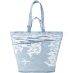 Niebieskie Shopper bags damskie marki Diesel 