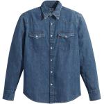 Niebieskie Koszule męskie marki LEVI´S w rozmiarze XL 