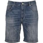 Niebieskie Szorty jeansowe męskie na lato marki DONDUP 