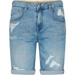 Niebieskie Szorty jeansowe do prania w pralce dżinsowe na lato marki MOS MOSH 