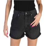 Czarne Szorty jeansowe damskie do prania w pralce na wiosnę marki JOHN RICHMOND w rozmiarze L 