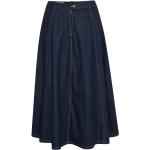 Niebieskie Spódnice rozkloszowane damskie marki My Essential Wardrobe w rozmiarze XL 